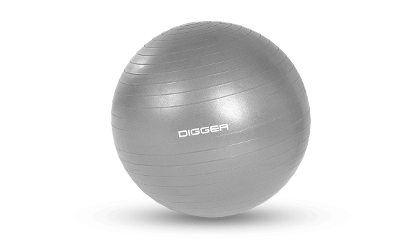 Мяч гимнастический серый 55см Hasttings Digger HD22A1A-55