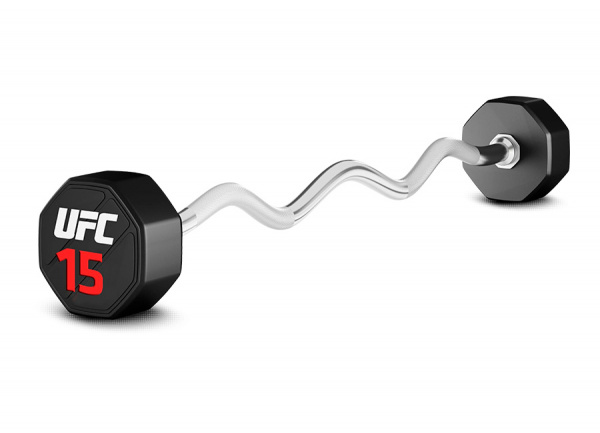 Сет из изогнутых уретановых штанг UFC 10 шт. 10-45кг