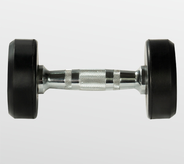 Обрезиненная гантель Bronze Gym 2,5 кг BG-PA-DB-R025