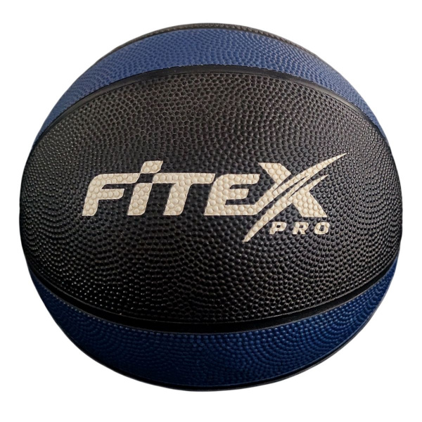 Медбол мяч 3 кг, черный с голубым FTX-1212-3kg