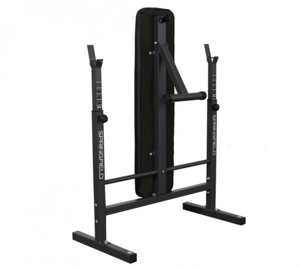 Скамья для жима со стойками Oxygen Fitness Springfield, черная